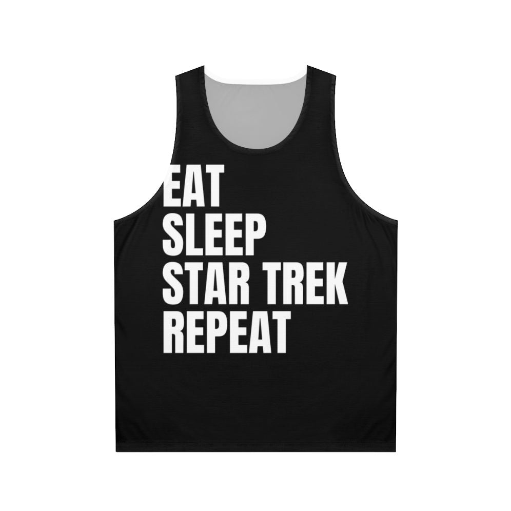 Unisex Star Trek "Eat Sleep Repeat" Tank Top