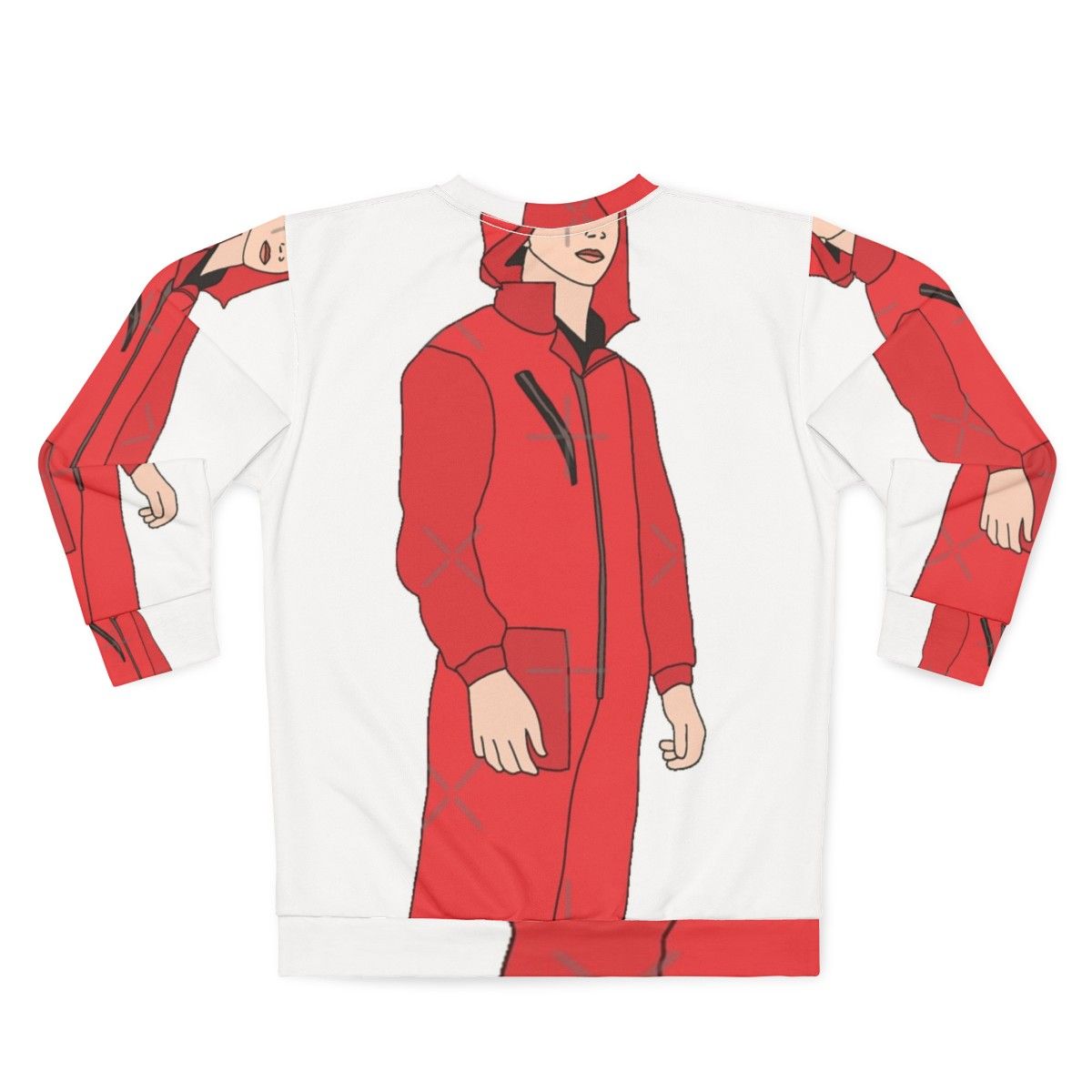 Money Heist Rio Sweatshirt with Character Design - Back