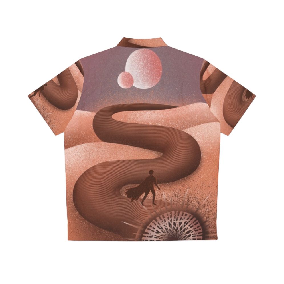 Dune Sandworm Hawaiian Shirt - Back