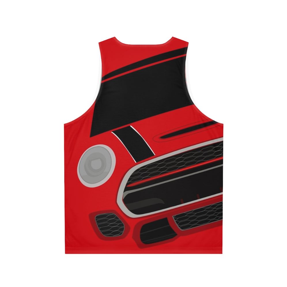 Unisex Italian Job Mini Cooper JCW Tank Top - Back