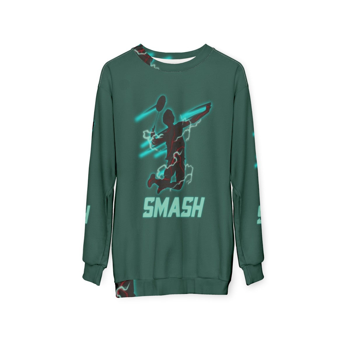 Badminton Smash Sports Sweatshirt - hanging