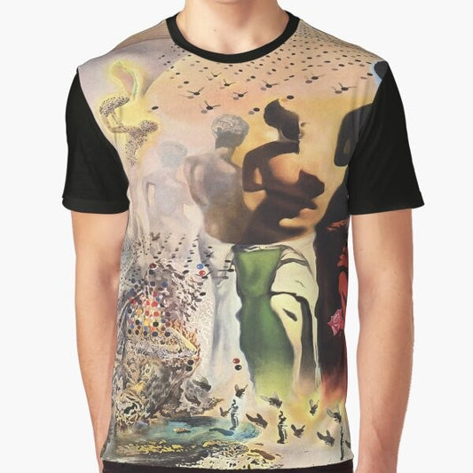 Graphic t-shirt featuring Salvador Dali's surrealist masterpiece "The Hallucinogenic Toreador"