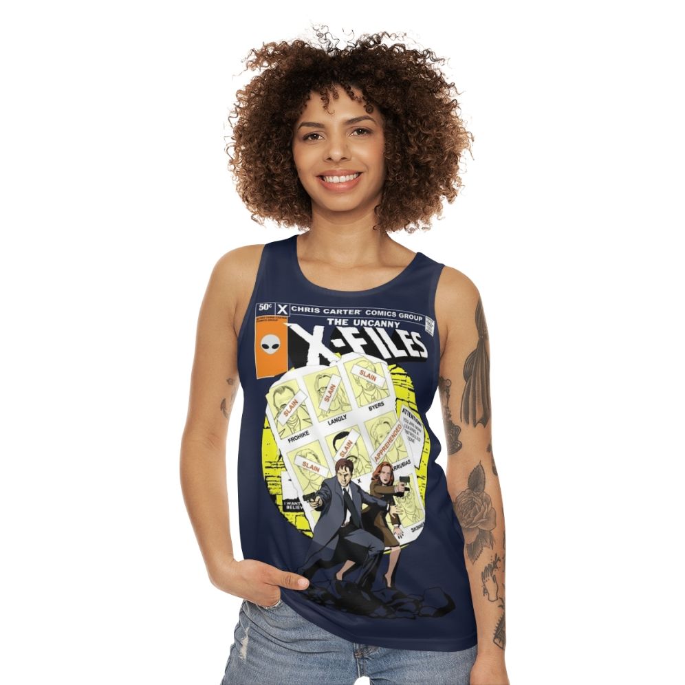 X-Files & X-Men Unisex Tank Top - women