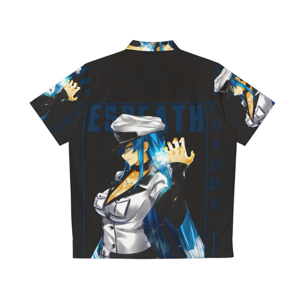 Esdeath Akame Ga Kill Anime Hawaiian Shirt - Back