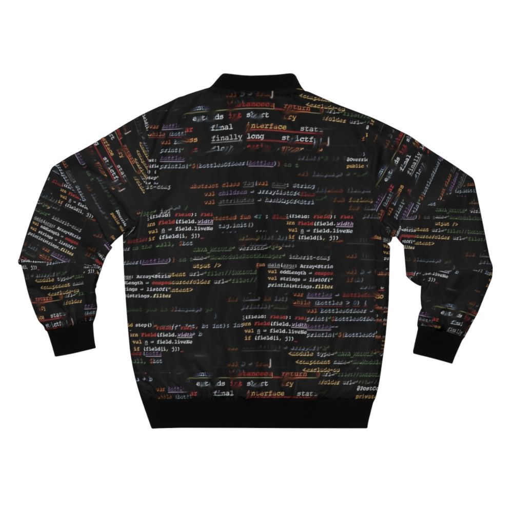 Programmer's Code4 Bomber Jacket - Tech Apparel for Developers - Back