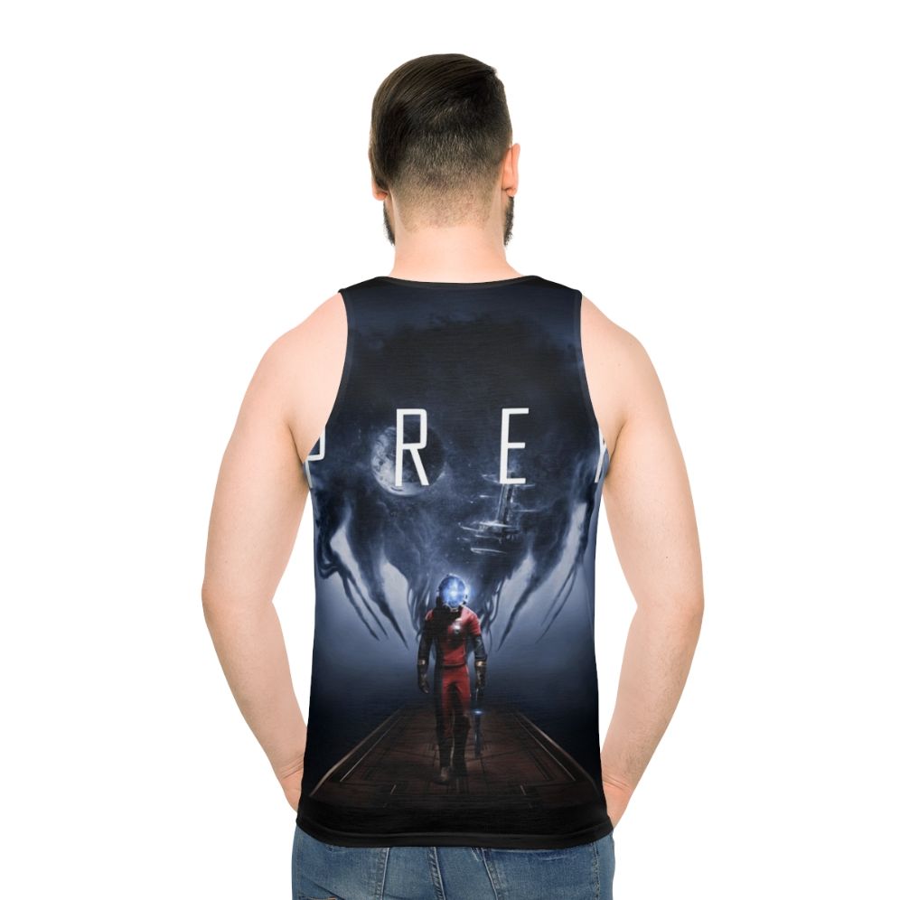 Prey Vector Unisex Tank Top - men back