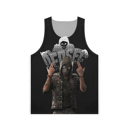 Unisex wrench logo tank top for Watch Dogs fans