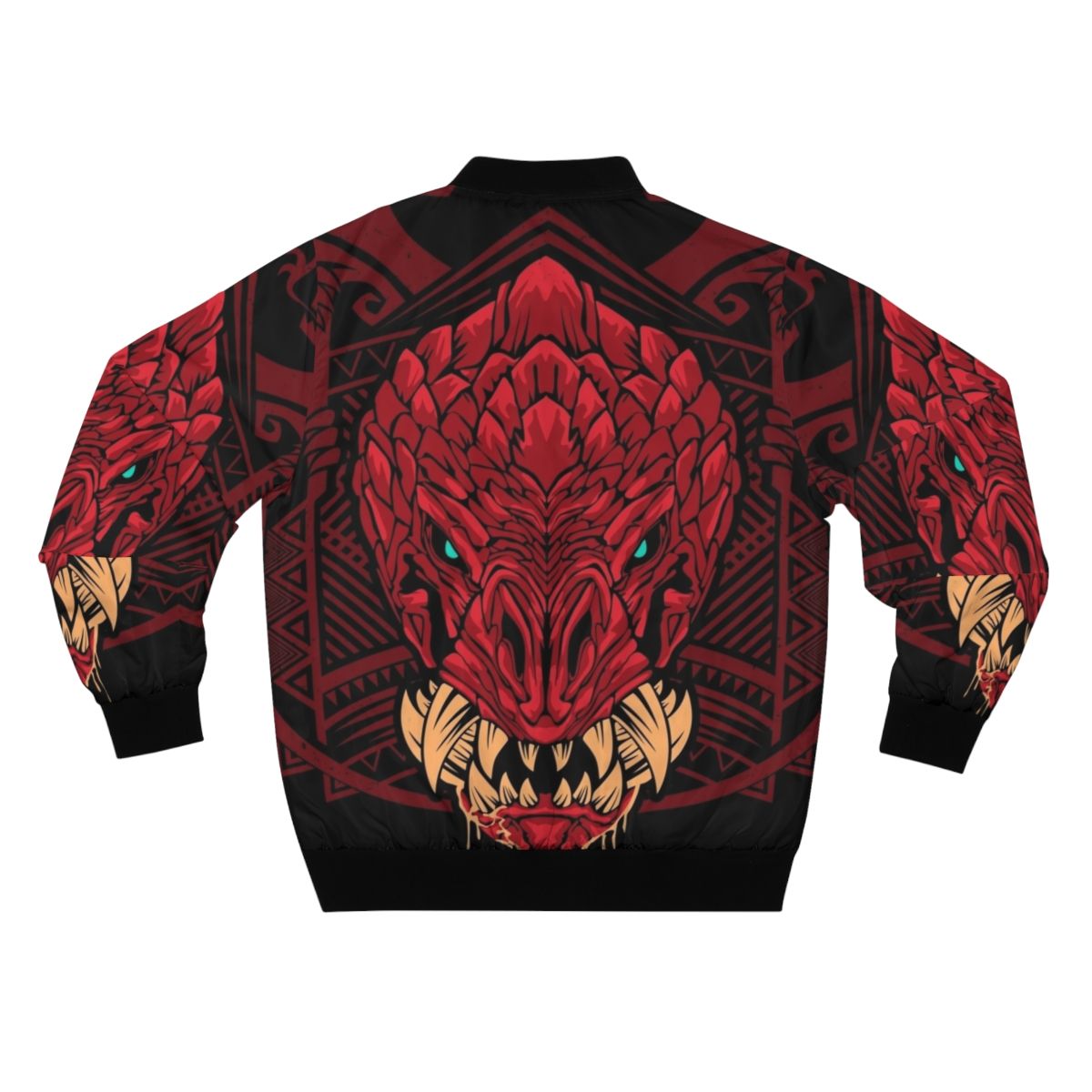 Odogaron Monster Hunter World Inspired Bomber Jacket - Back