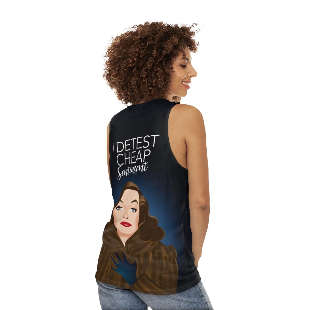 Classic Hollywood Unisex Tank Top featuring Alejandro Mogolloart design - women back