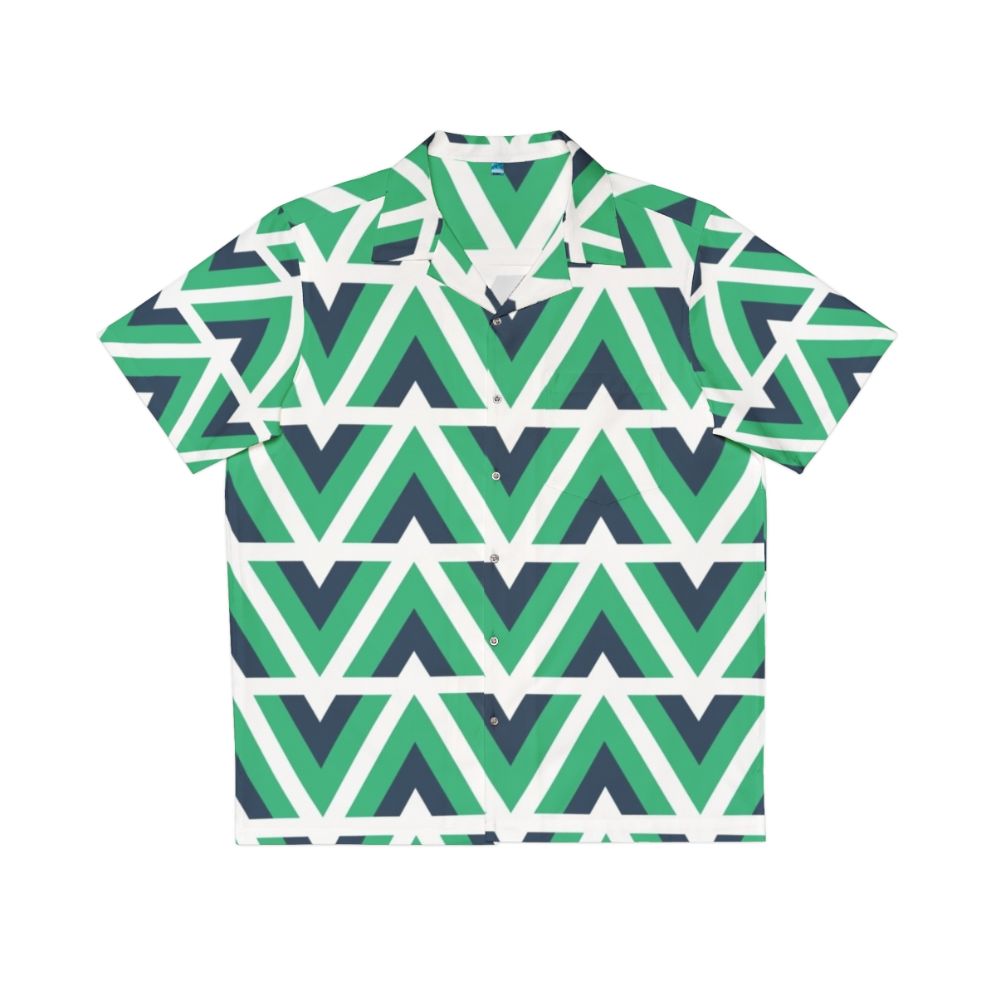 Vue JS Pattern Hawaiian Shirt