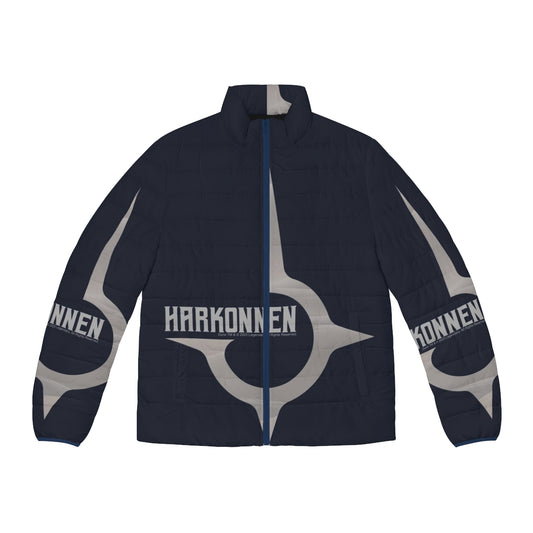 House Harkonnen Gray Puffer Jacket - Dune 2020 inspired sci-fi fashion