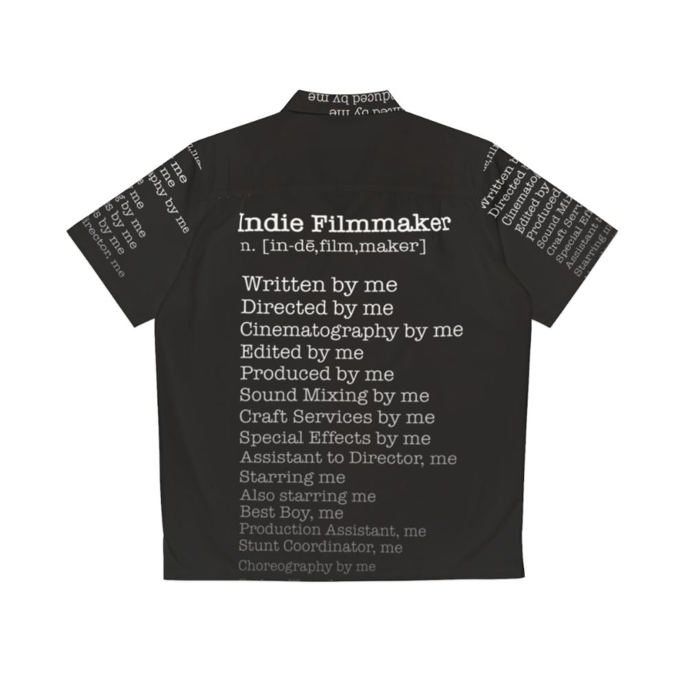 Indie Filmmaker Hawaiian Shirt - Back