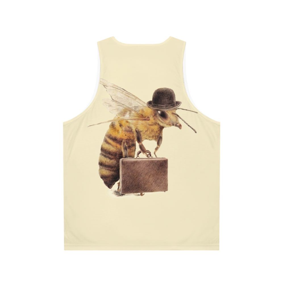 Unisex Worker Bee Office Tank Top - Back