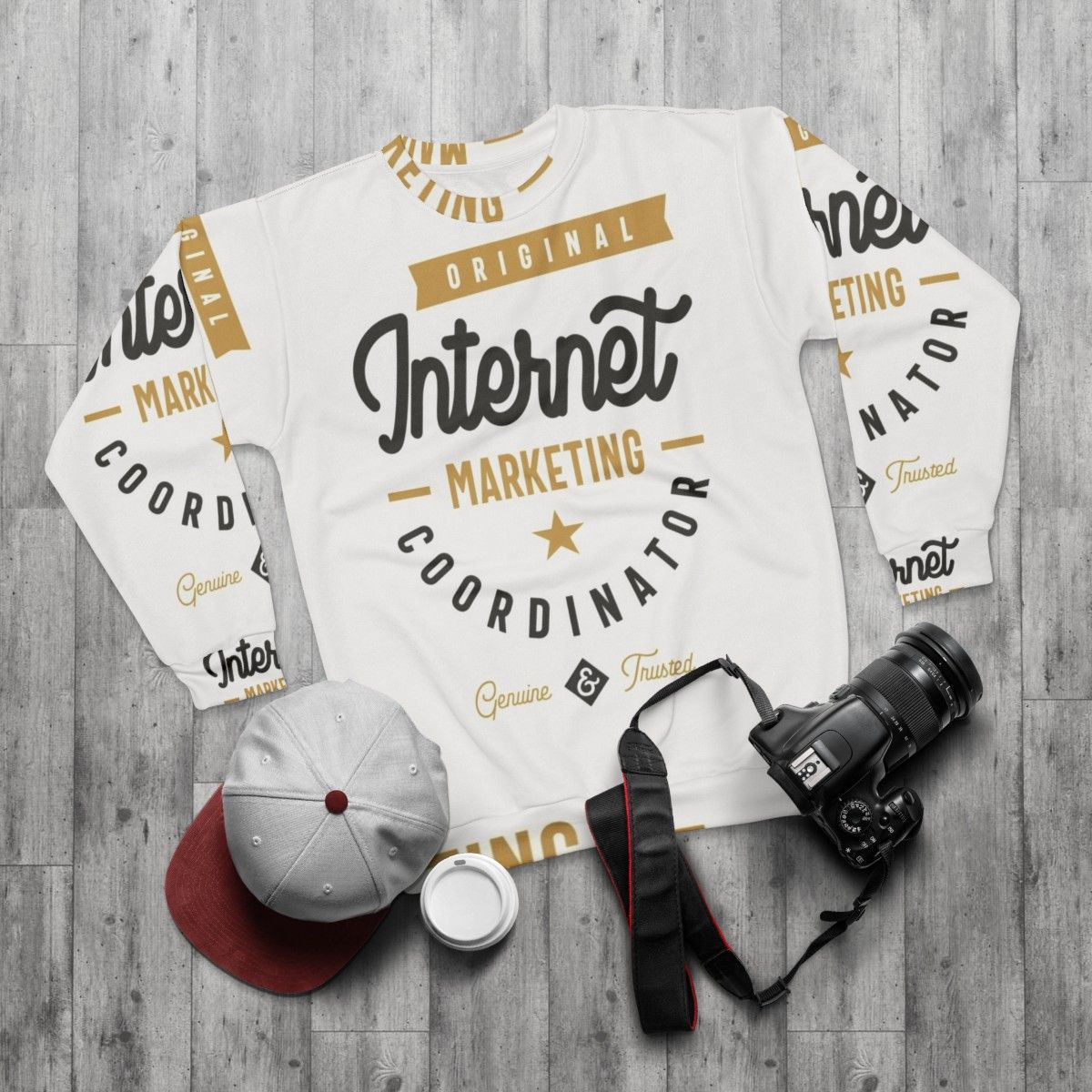 Internet Marketing Coordinator Sweatshirt - flat lay