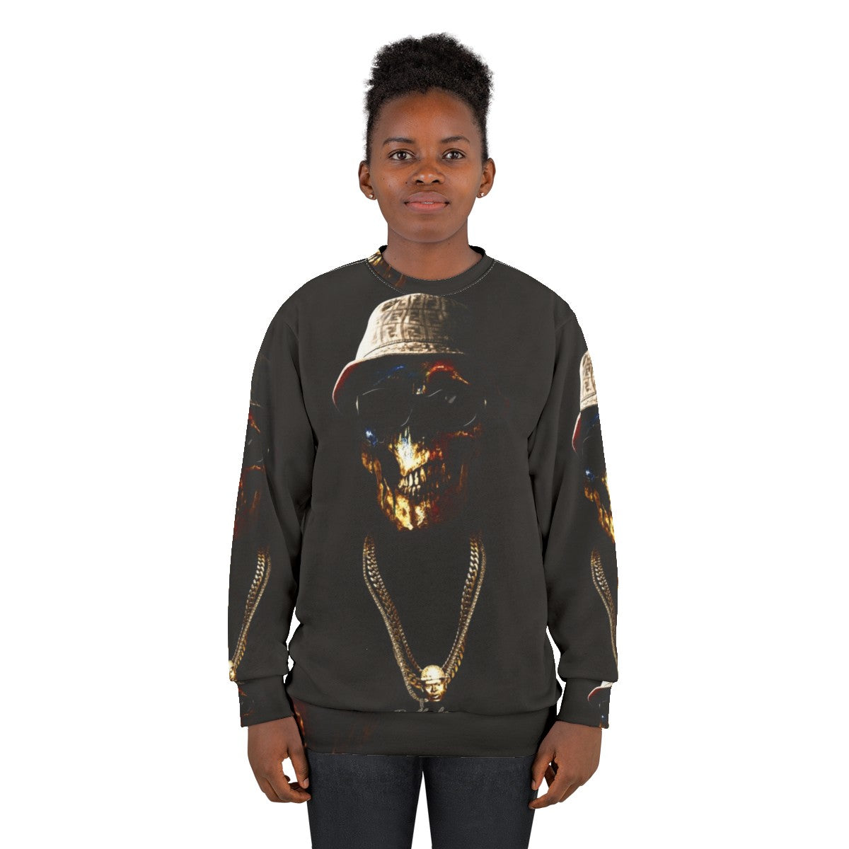 Conway The Machine Skull Face Sweatshirt - women