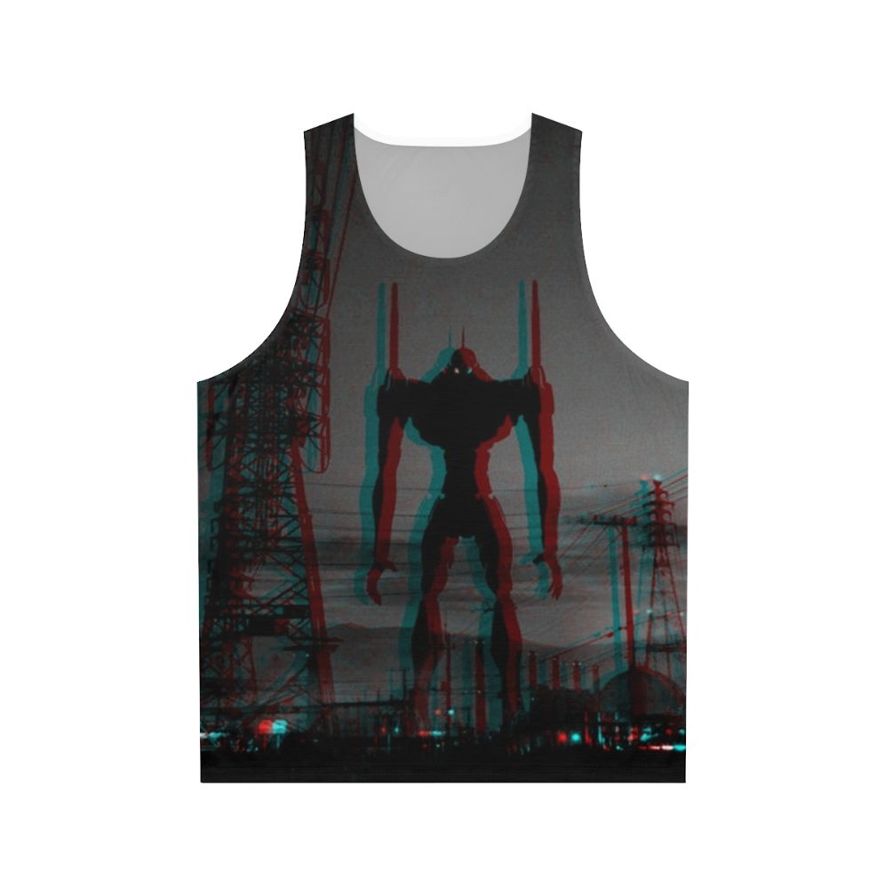 Neon Genesis Evangelion Unit-01 mecha anime geeky tank top