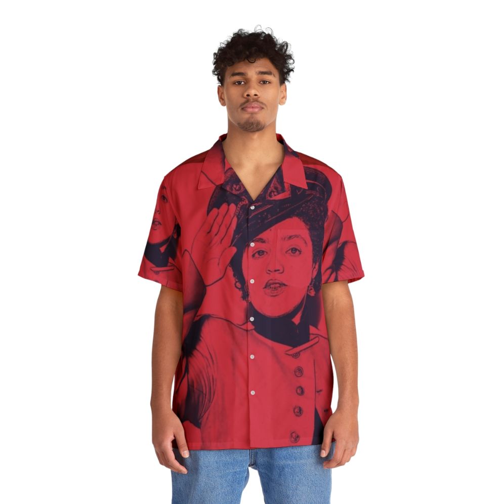 Poly Styrene X Ray Spex 1970s Punk Hawaiian Shirt - People Front