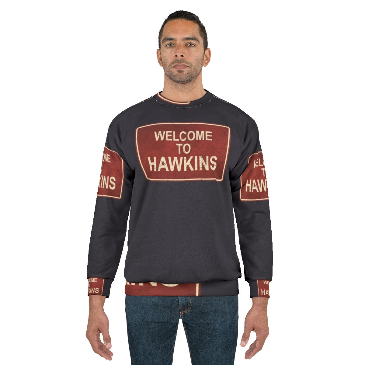 Retro Stranger Things Hawkins Sweatshirt - men