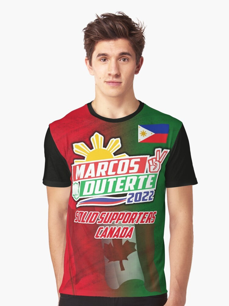 Graphic t-shirt featuring Bong Bong Marcos and Sara Duterte, the 2022 Philippine presidential and vice presidential candidates - Men