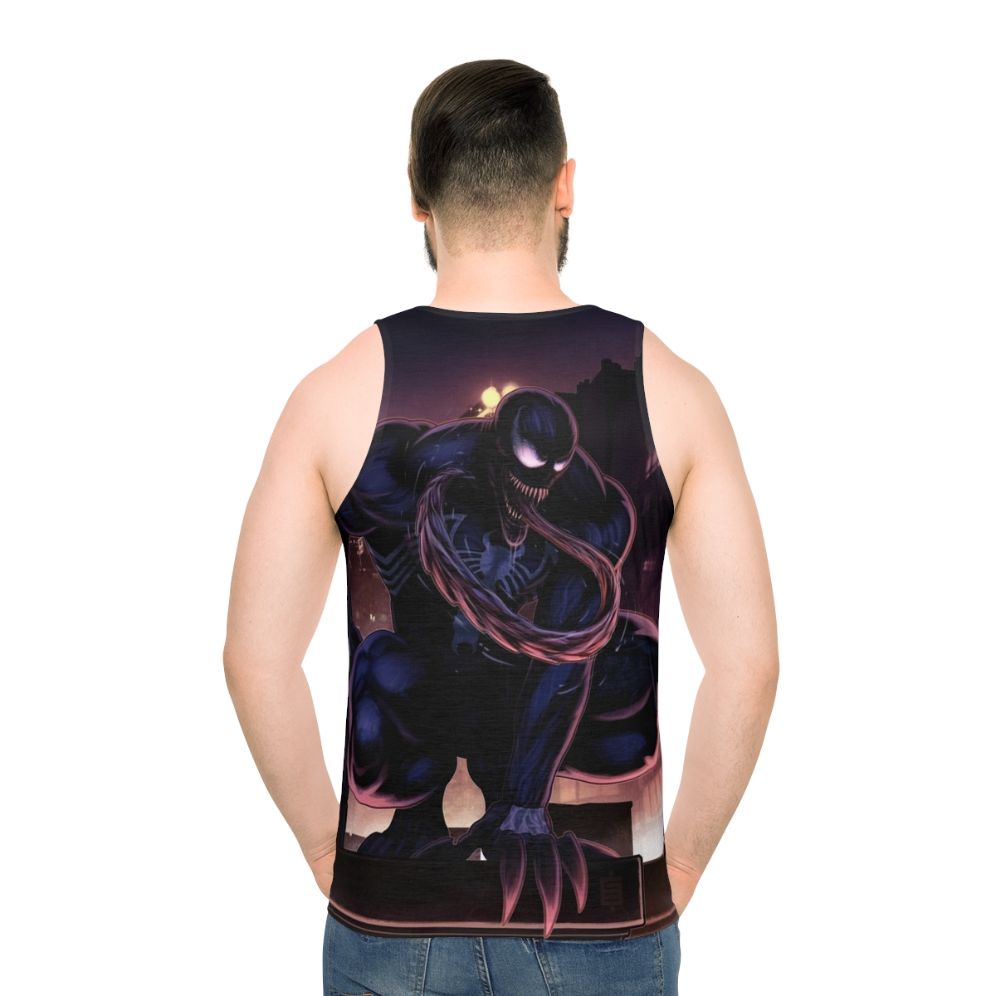 Venom Unisex Tank Top - men back