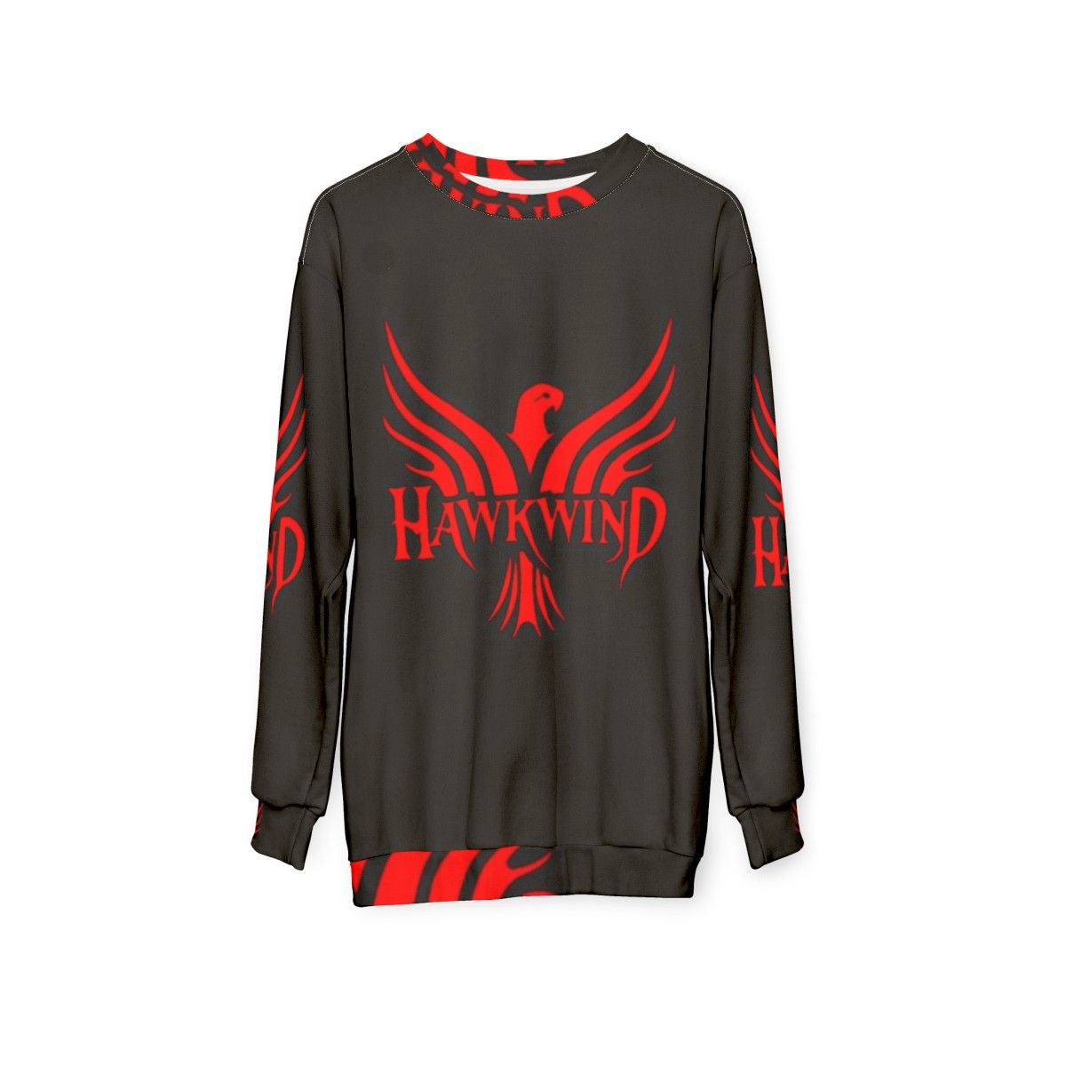 Hawkwind Band Logo Heavy Metal Sweatshirt - hanging