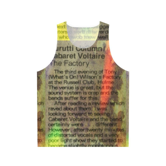 The Durutti Column Unisex Tank Top