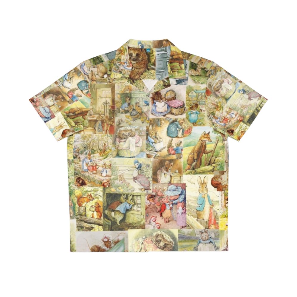 Beatrix Potter Collage Hawaiian Shirt