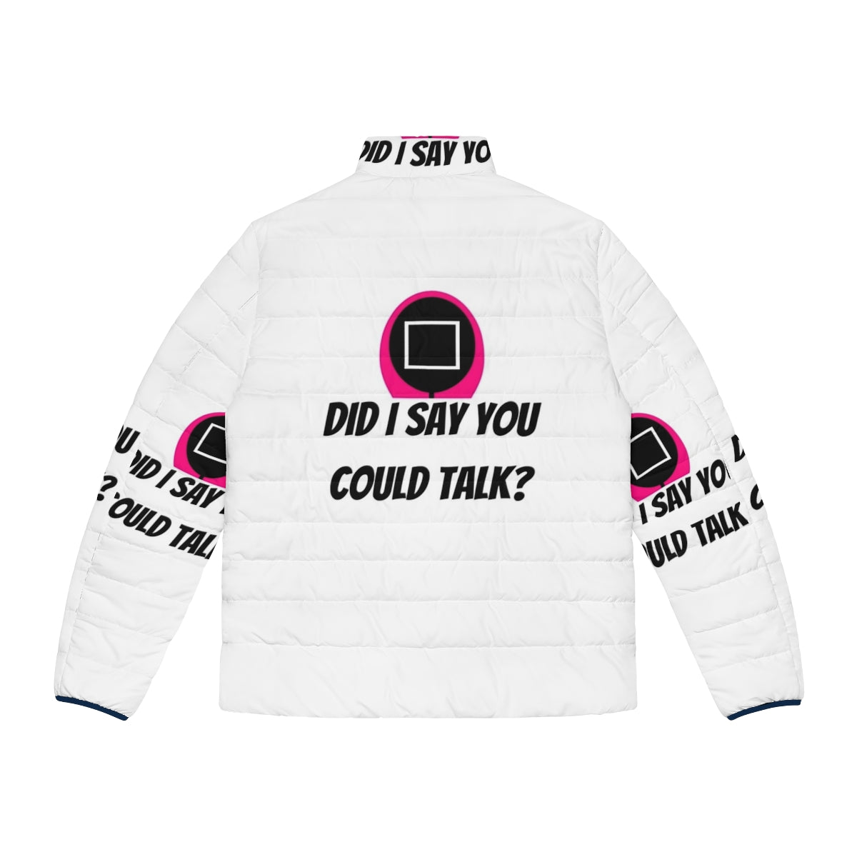 Squid Game Puffer Jacket - Netflix Merchandise for Squidgame Fans - Back