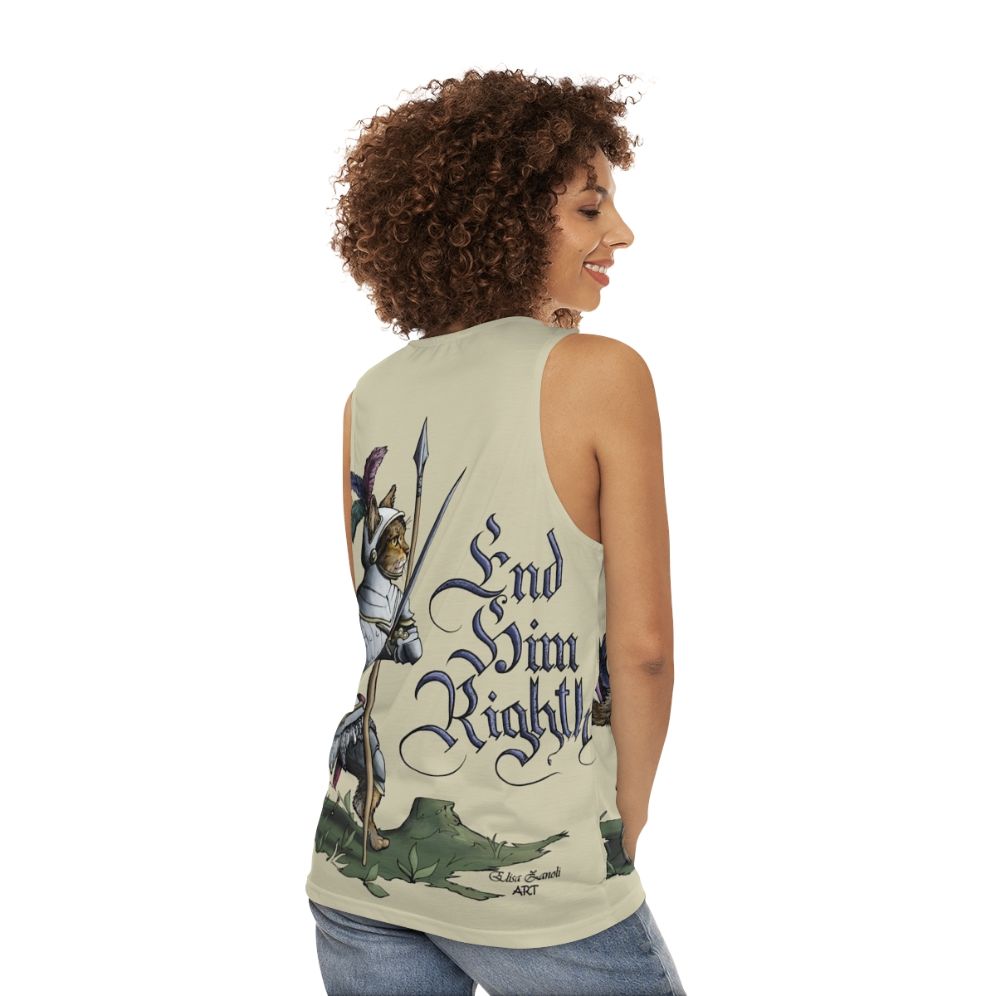 Hemanimals Medieval Unisex Tank Top - women back