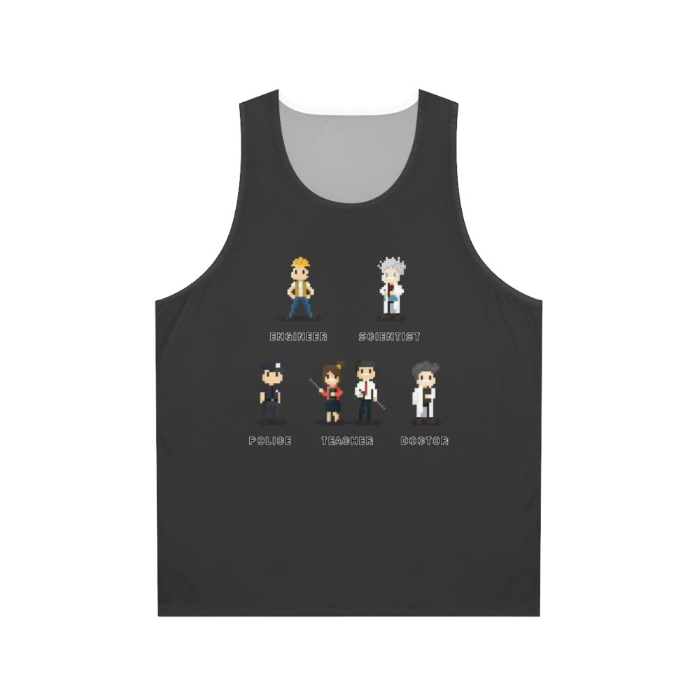 Unisex occupation impression tank top