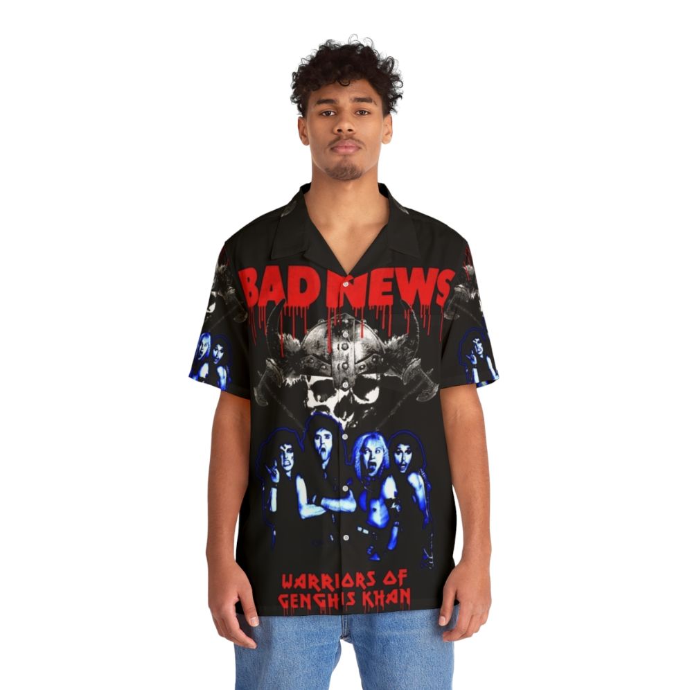 Bad News Hawaiian Shirt 2 - Heavy Metal Comedy Shirt - People Front