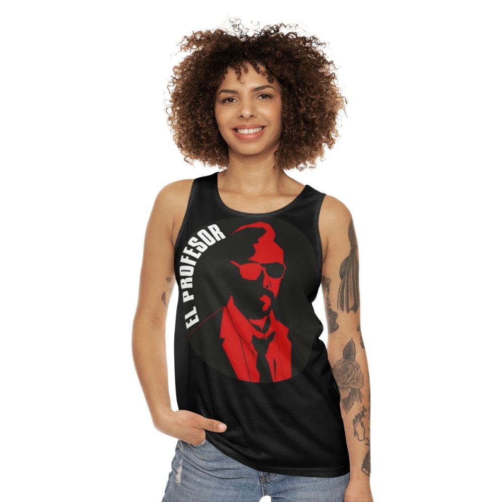 Vintage El Profesor Unisex Money Heist Tank Top - women