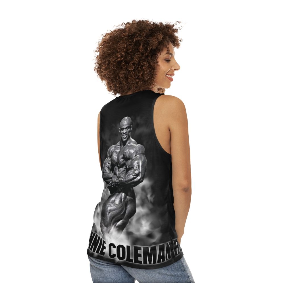 Ronnie Coleman Inspired Unisex Bodybuilder Tank Top - women back