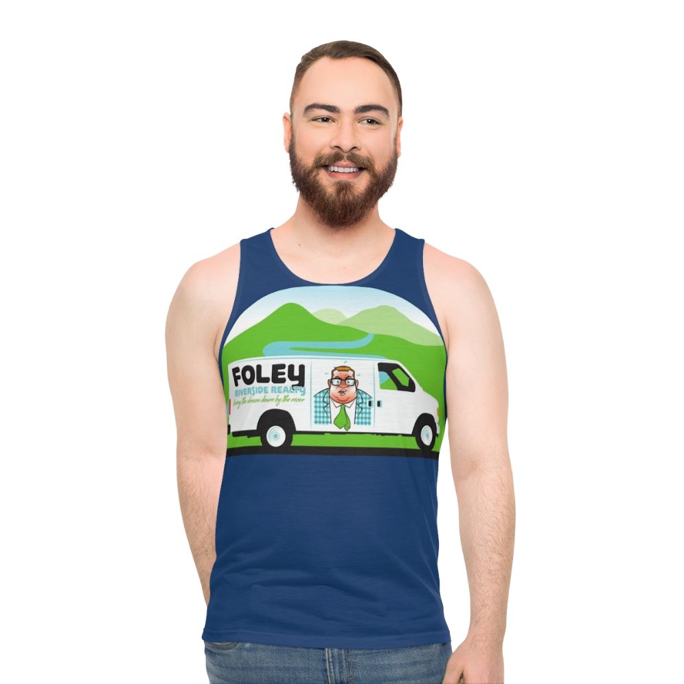 Chris Farley and Matt Foley Unisex SNL Tank Top - men