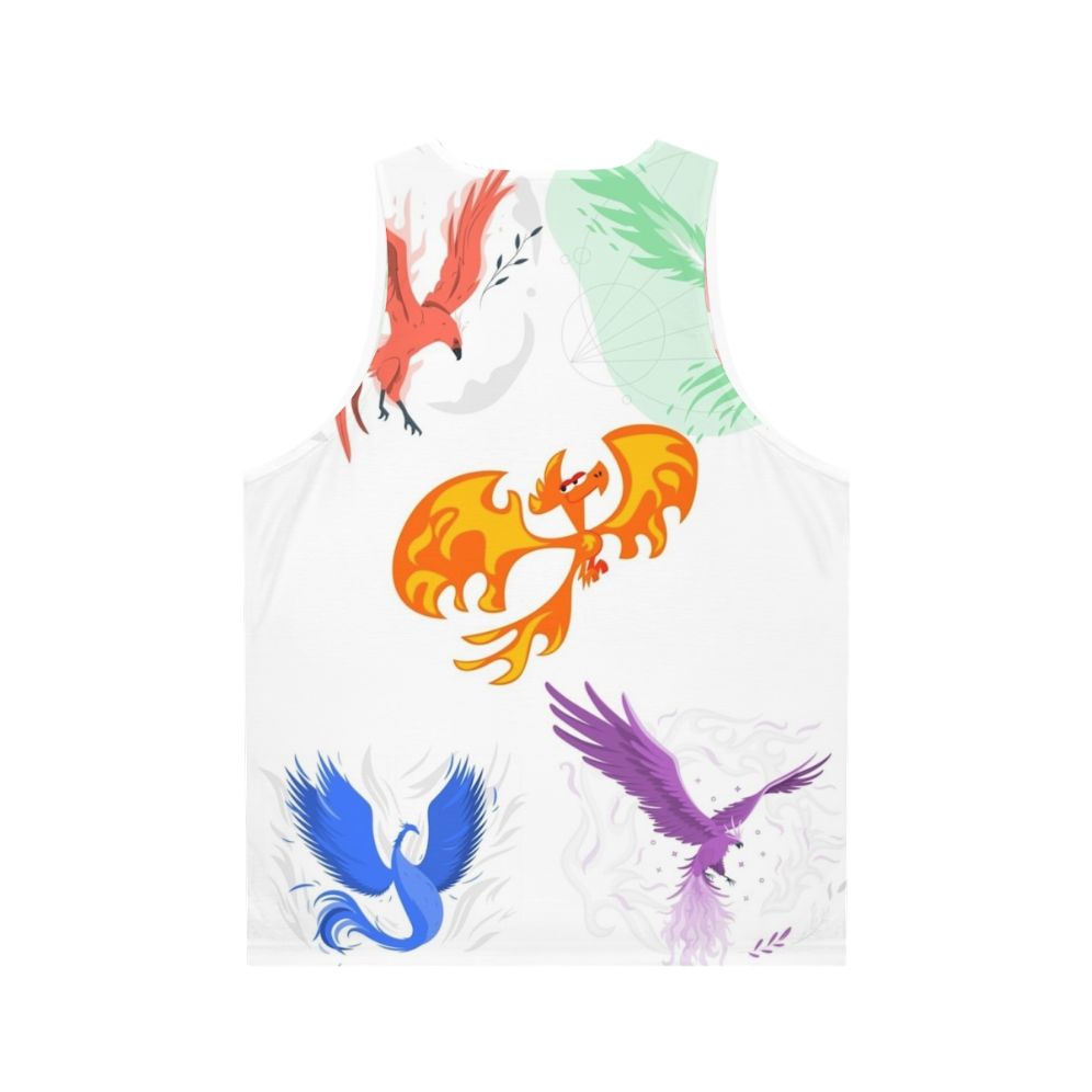 Phoenix legendary animal unisex tank top - Back