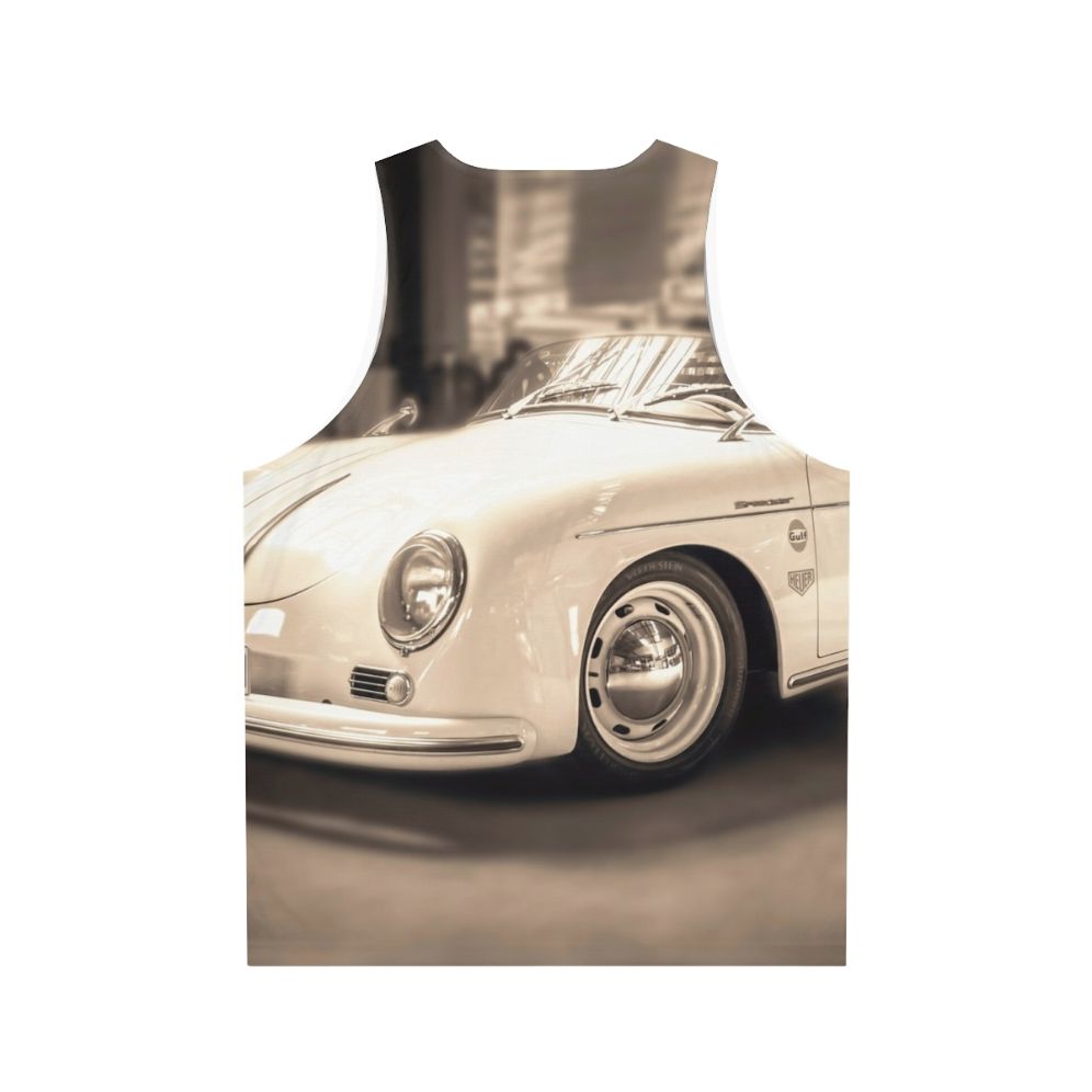 Unisex tank top for classic Porsche enthusiasts - Back