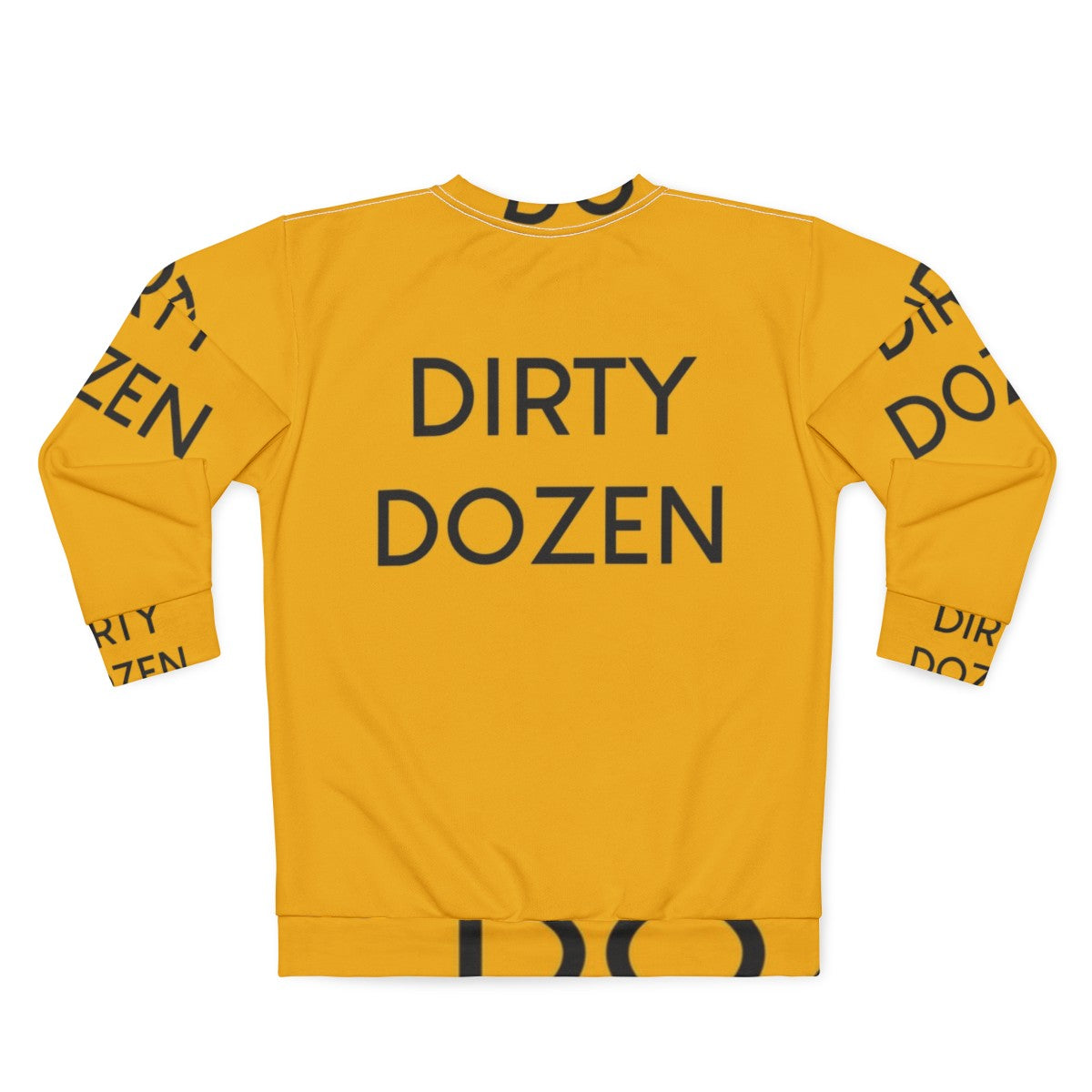 Prodigy Dirty Dozen Sweatshirt - Urban Streetwear for Electronic Music Fans - Back