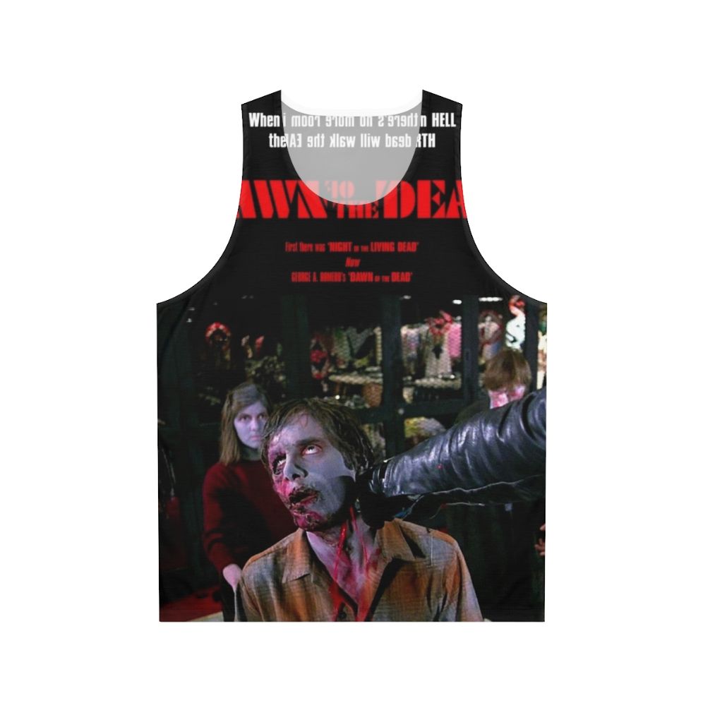 Dawn Of The Dead Unisex Tank Top featuring zombie design