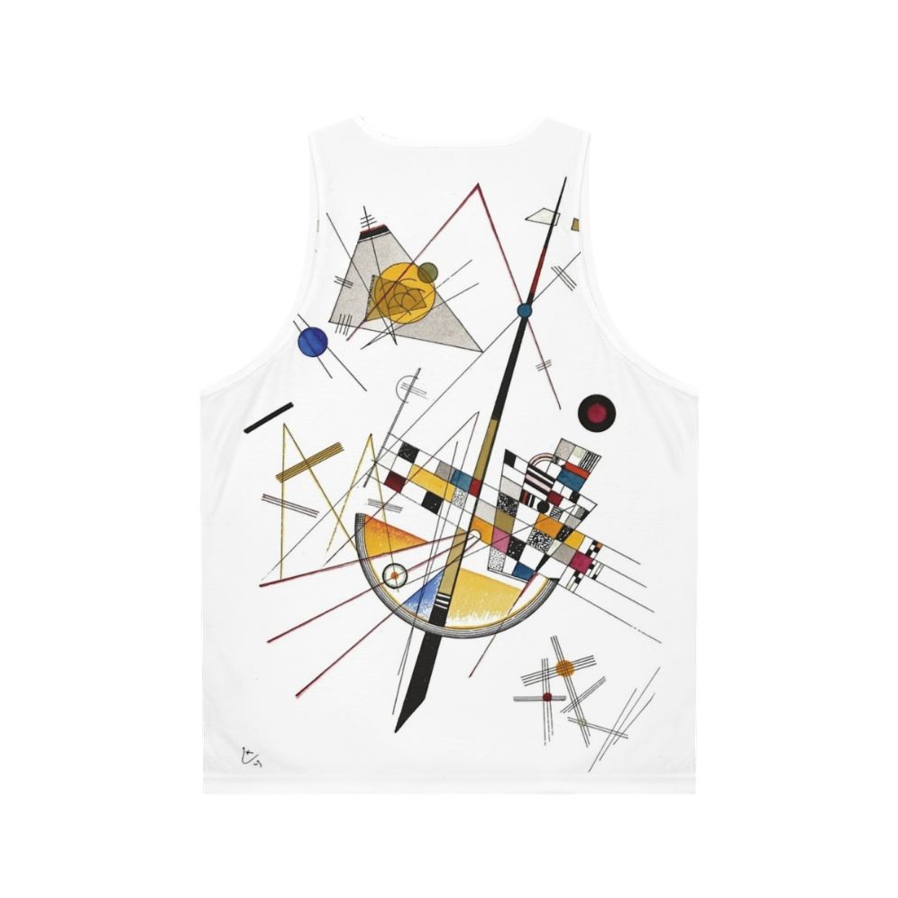 Wassily Kandinsky inspired abstract art unisex tank top - Back