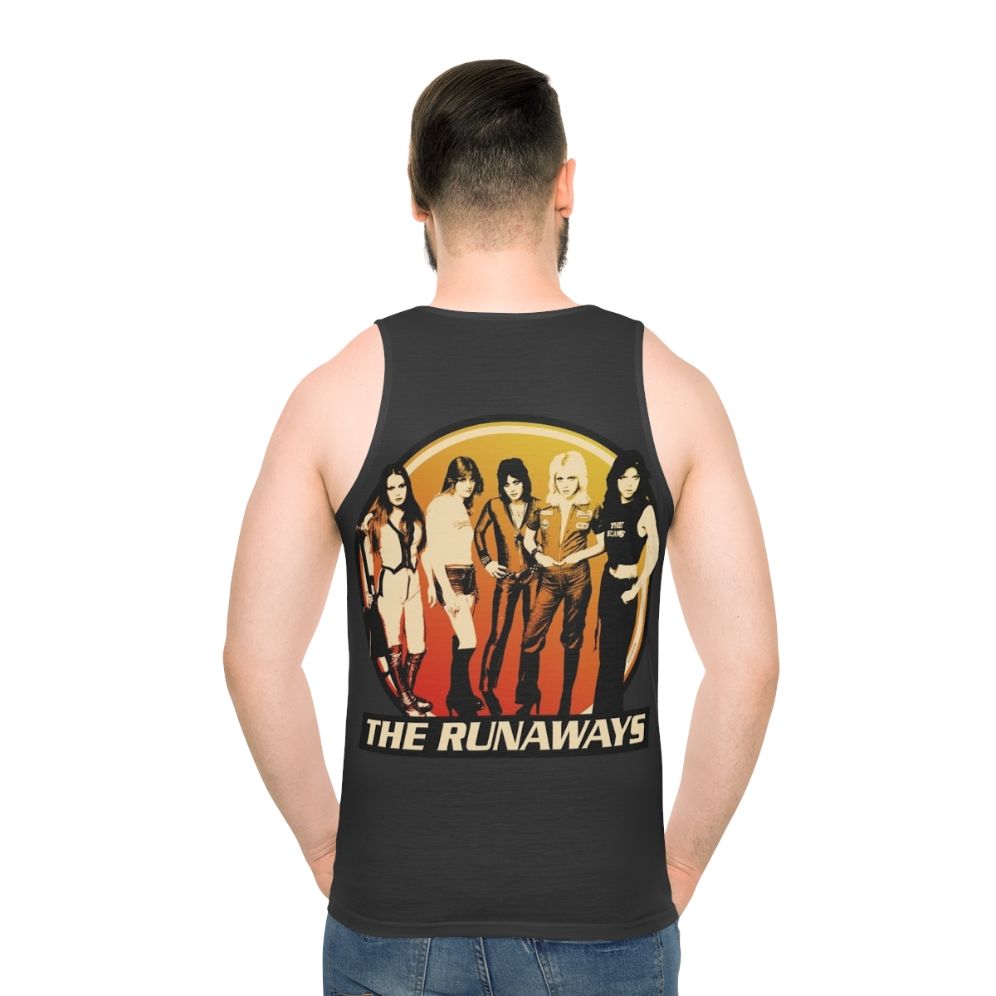 The Runaways 70s Rock Band Unisex Tank Top - men back