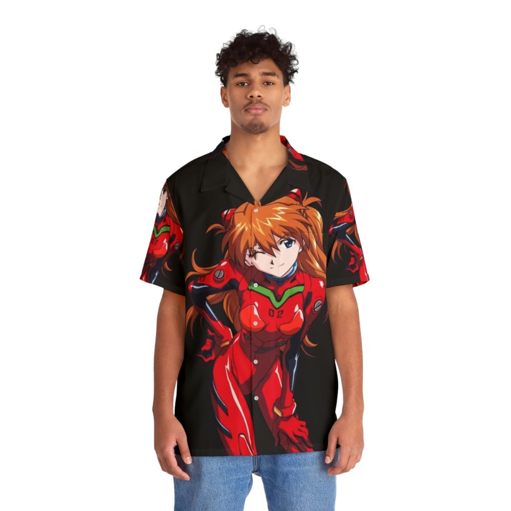 Asuka Langley Soryu Hawaiian Shirt from Neon Genesis Evangelion - People Front