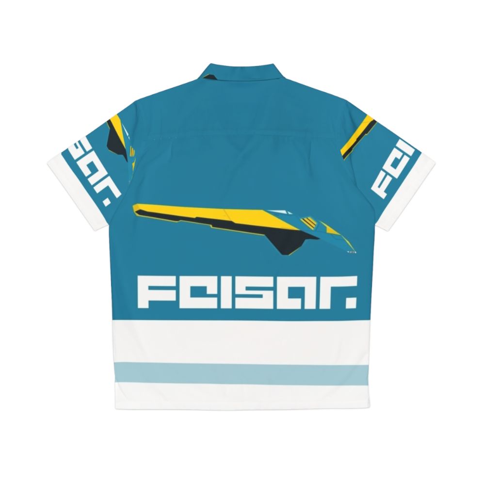 Wipeout Feisar Retro Hawaiian Shirt - Back