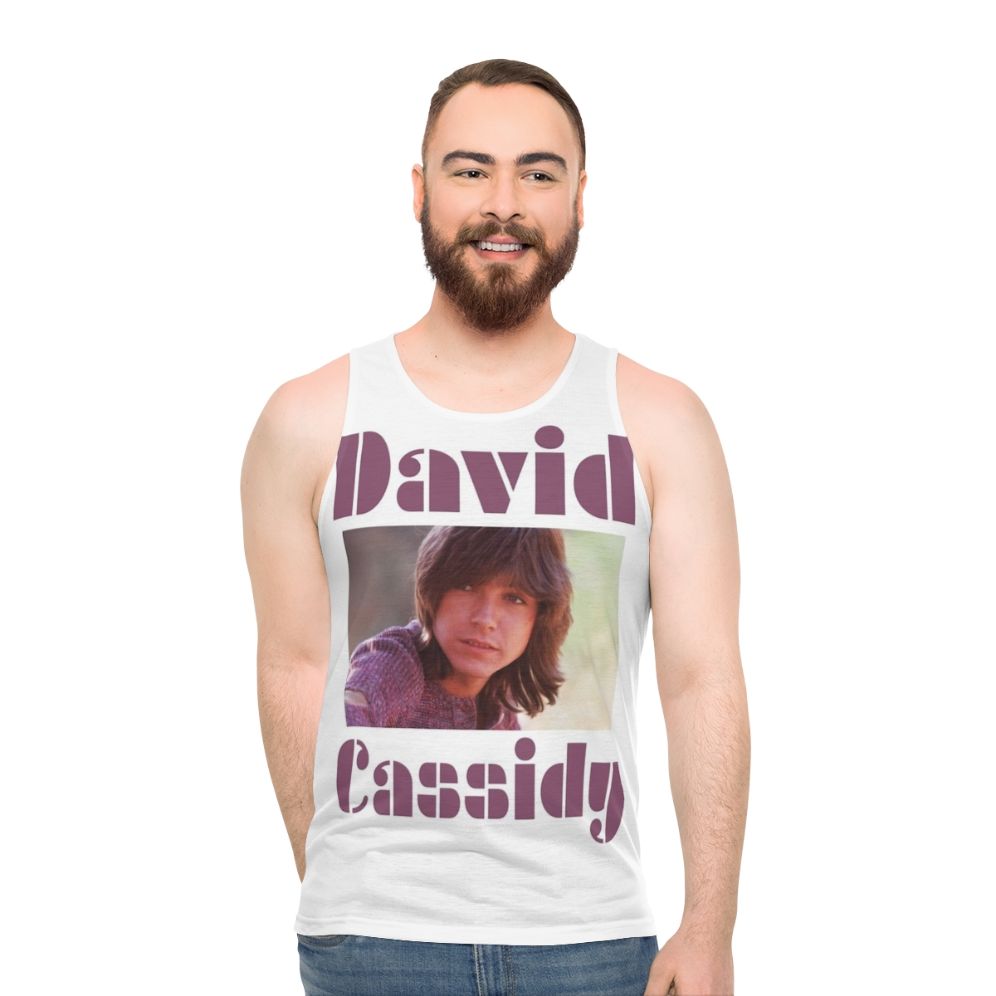 David Cassidy Partridge Family Unisex Tank Top - men