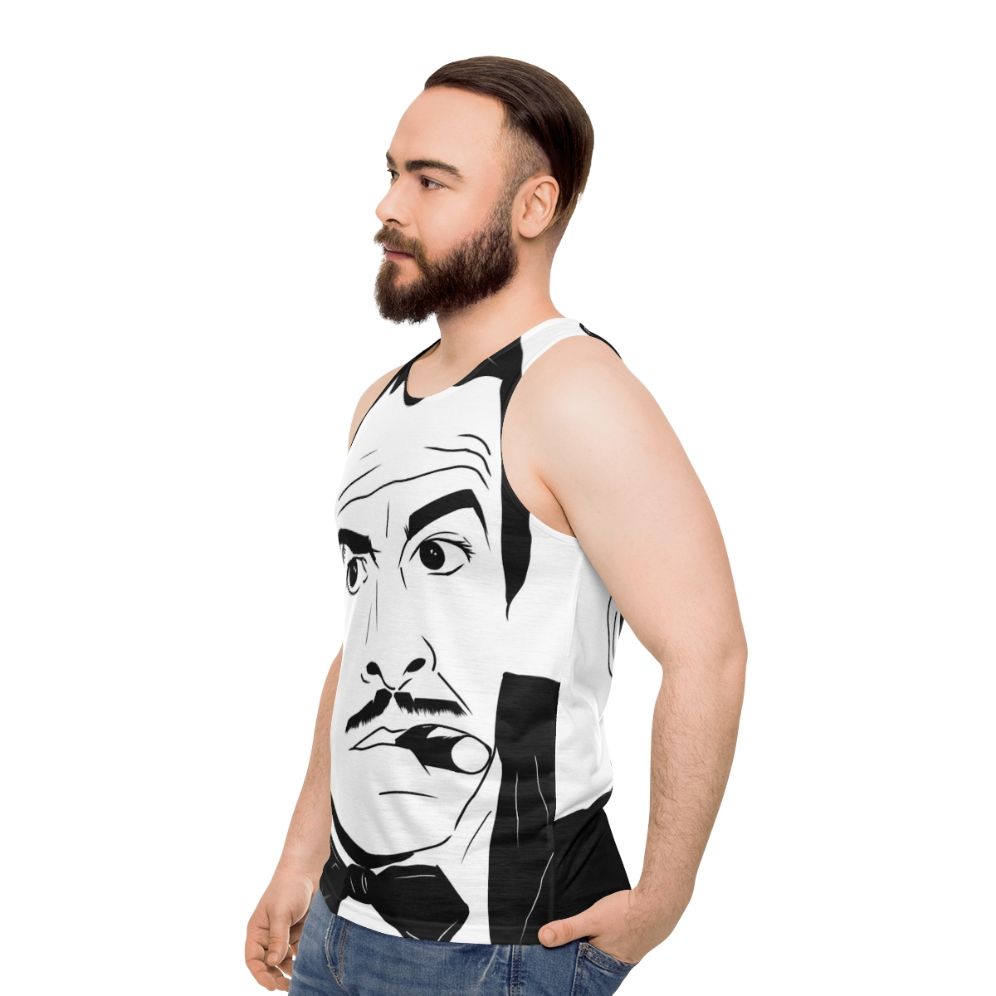 Tin Tan Mexican Cinema Unisex Tank Top - men side