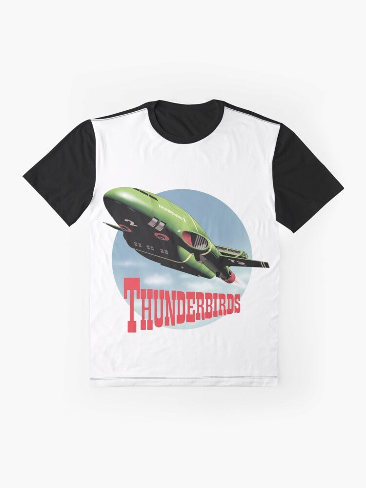 Thunderbird 2 from the classic 1960s TV show 'Thunderbirds' - Flat lay