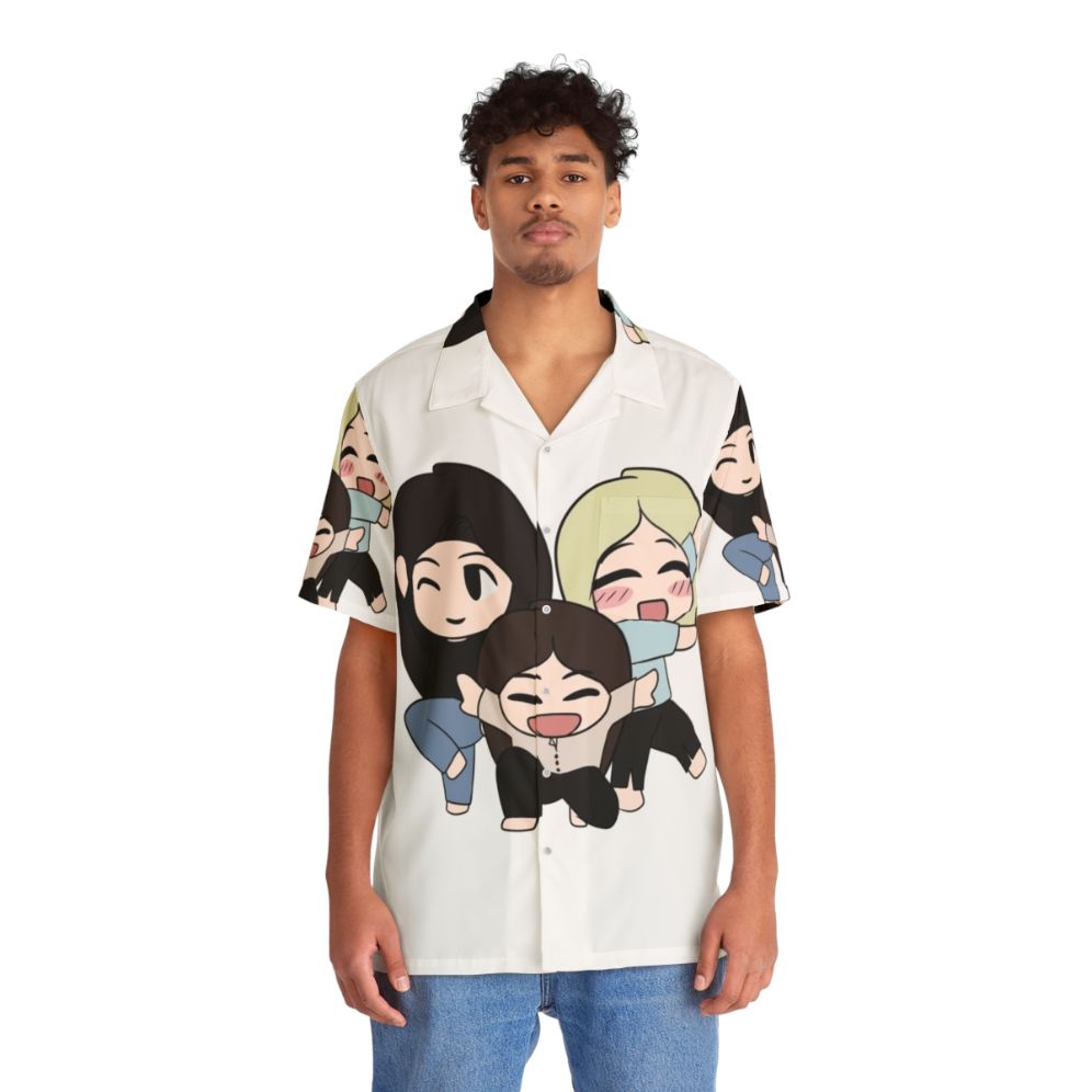 Dreamcatcher Hawaiian Shirt with Chibi Members - People Front