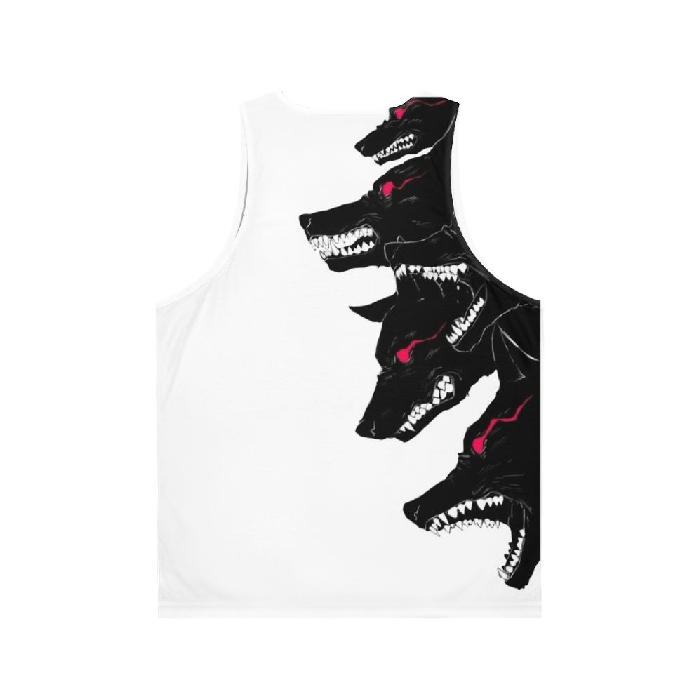 Unisex Wolf Tank Top - Back