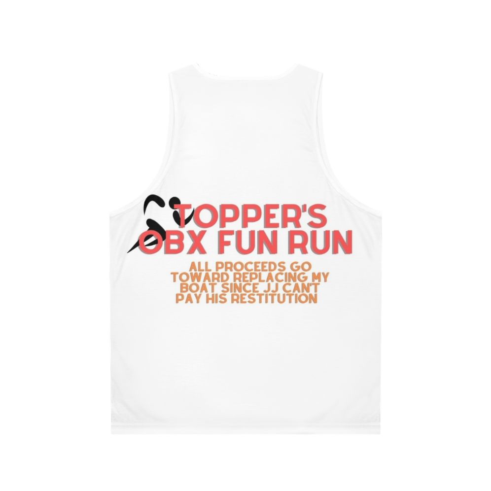 Topper's OBX Fun Run Unisex Tank Top - Back