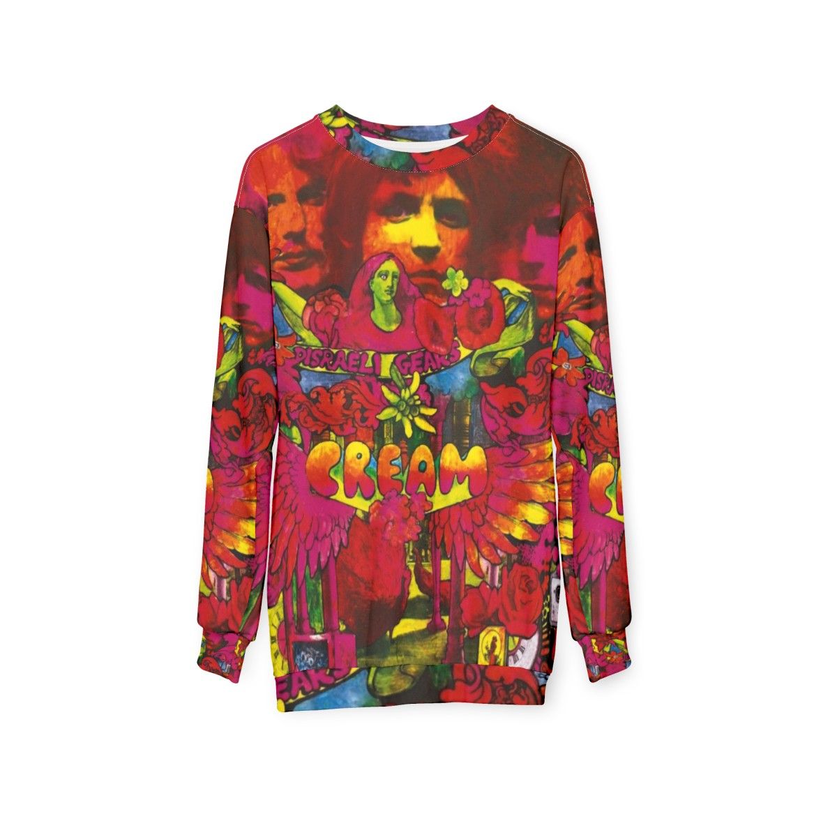 Cream Disraeli Gears Classic Rock Album Sweatshirt - hanging