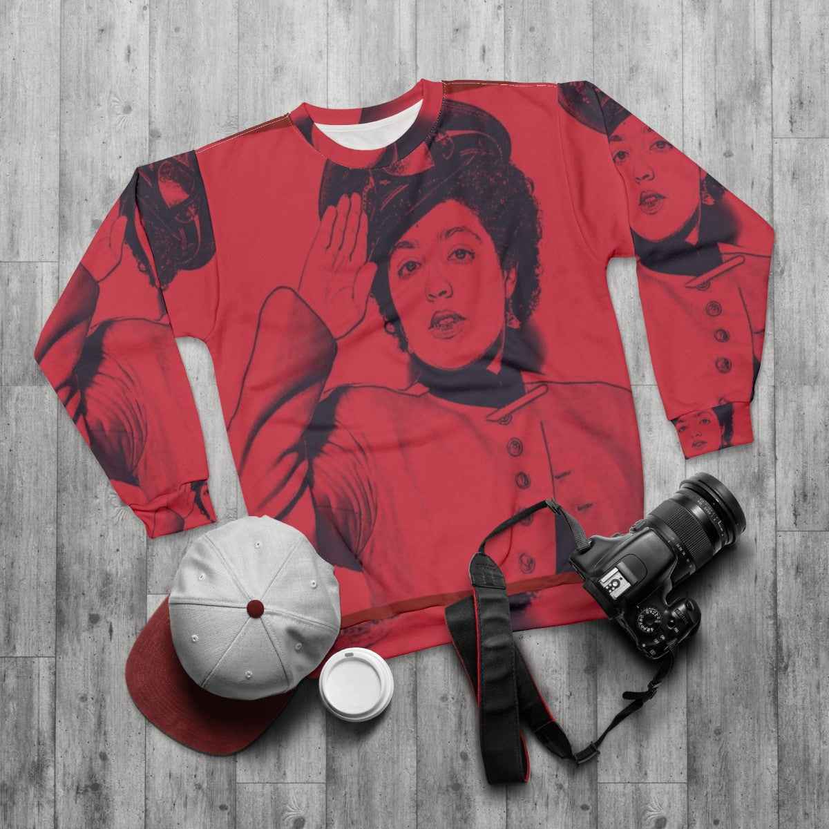 Poly Styrene X Ray Spex Punk Rock Sweatshirt - flat lay